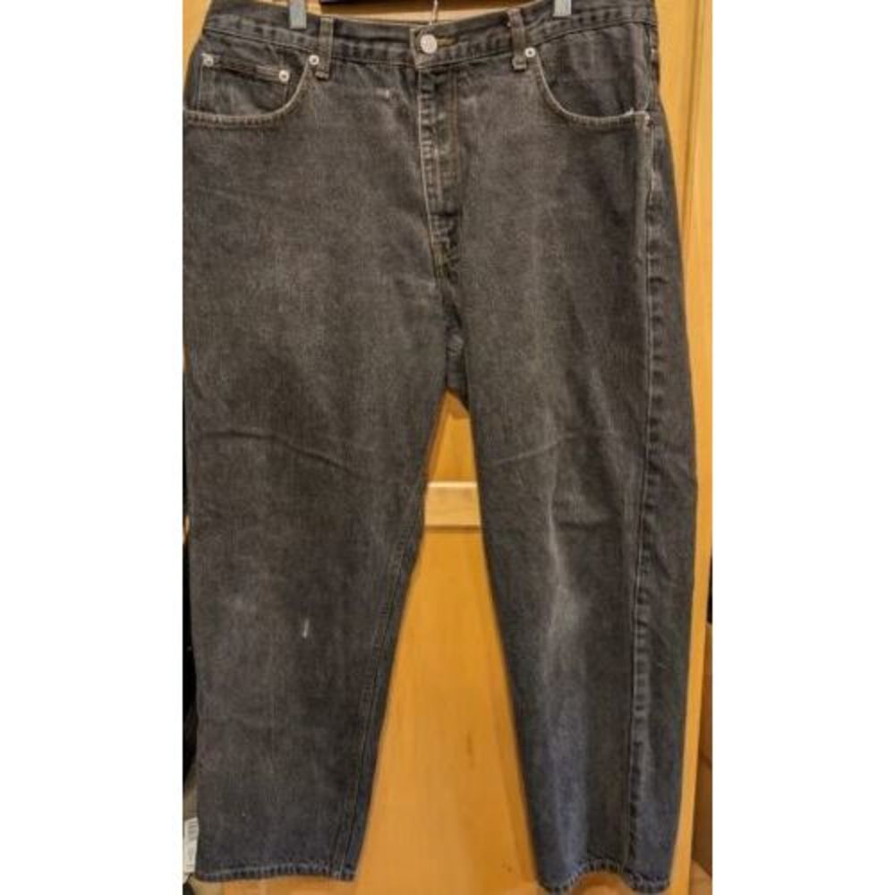 Vintage Calvin Klein Jeans Black Classic straight  Fit Denim Men's‎  Size 35X29